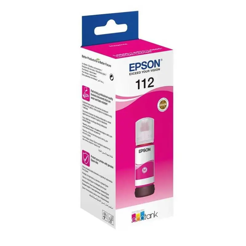 Epson EcoTank 112 C13T06C34A Kırmızı Orijinal Mürekkep