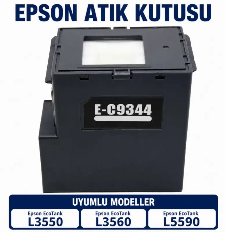 Epson EcoTank L3550 C9344 Atık Mürekkep Pedi Komple Çipli Kutu