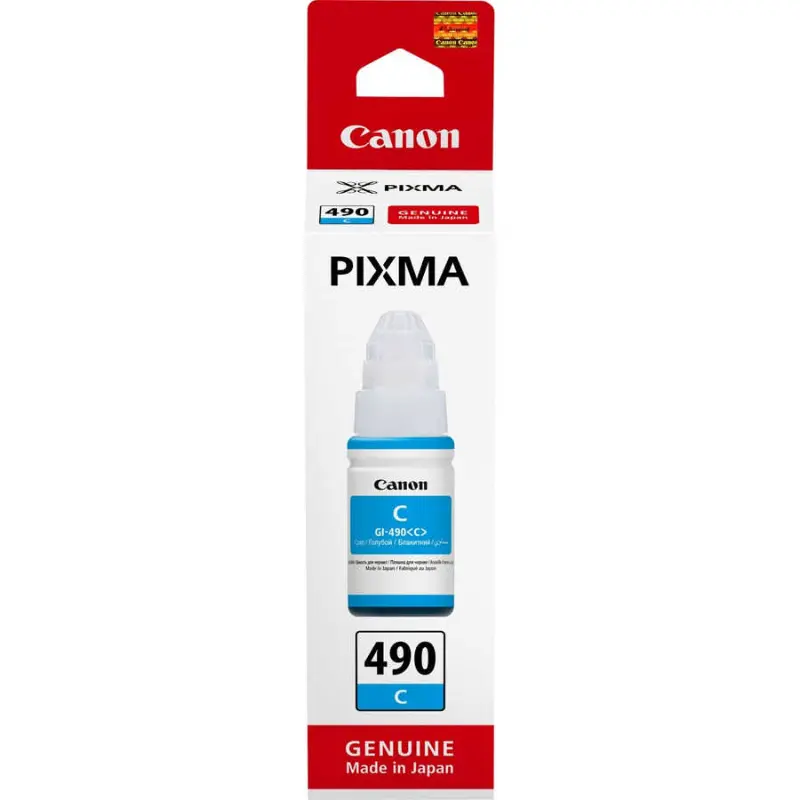 Canon GI-490 0664C001 Mavi Orijinal Mürekkep