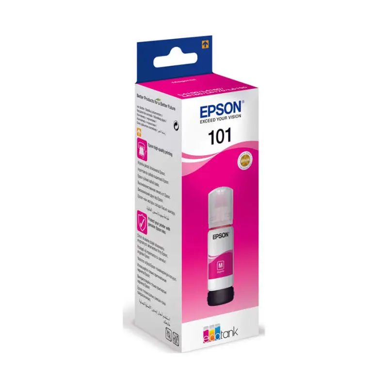 Epson EcoTank 101 C13T03V34A Kırmızı Orijinal Mürekkep