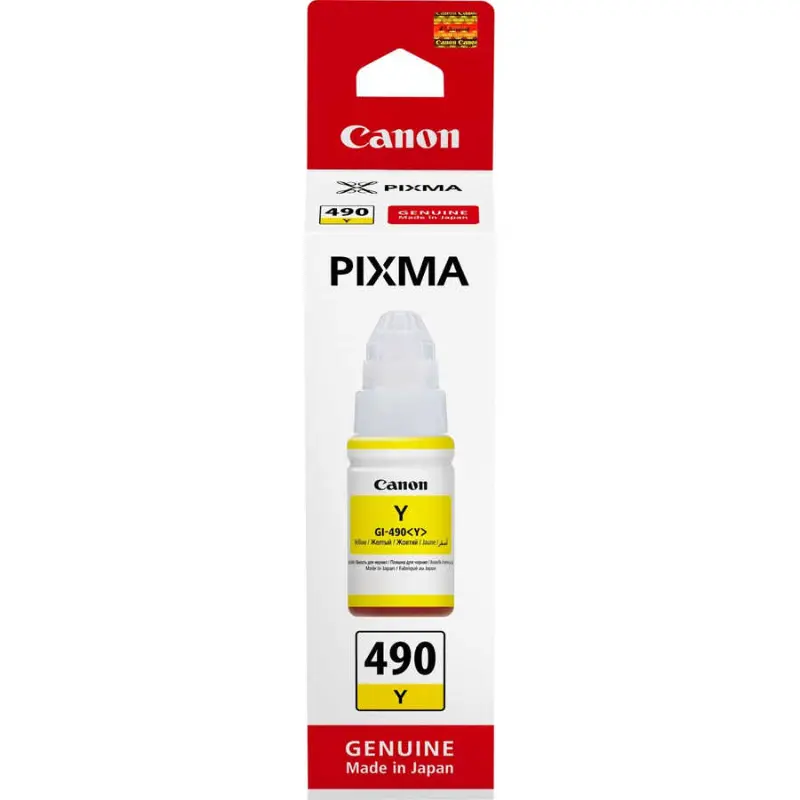 Canon GI-490 0666C001 Sarı Orijinal Mürekkep